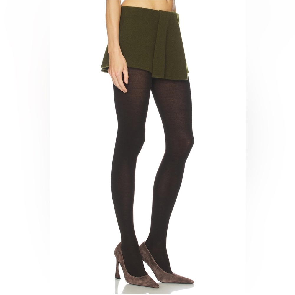 HELSA Josefine Knit Oversized Bomber & Josefine Knit Skirt in Olive - Picture 6 of 13